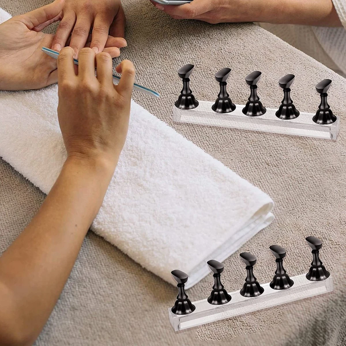 Merkloos Nailtrainer Oefenhand Voor Nagels 12-delige Set - Acryl Nagels Starterspakket - Starter Kit Nagel Display Magnetische Waaier – Kunstnagels Plaknagels - Nail Art Set - Uv Lamp Gelnagels Houd 7 Merkloos Nailtrainer Oefenhand Voor Nagels 12-delige Set - Acryl Nagels Starterspakket - Starter Kit Nagel Display Magnetische Waaier – Kunstnagels Plaknagels - Nail Art Set - Uv Lamp Gelnagels Houd - Afbeelding 7