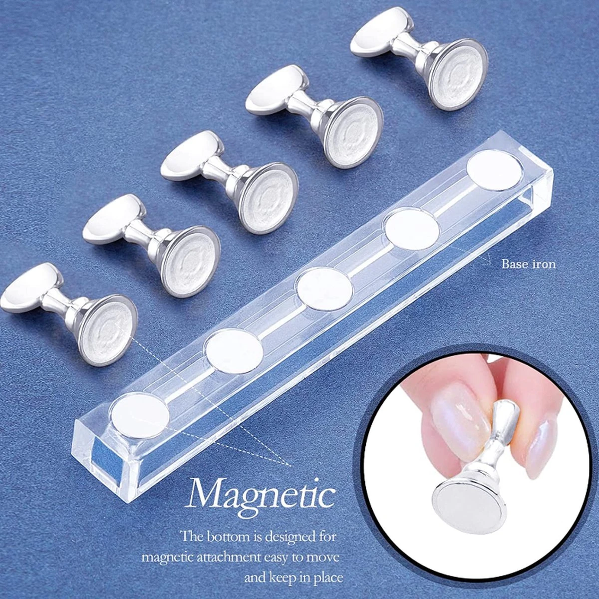 Merkloos Nailtrainer Oefenhand Voor Nagels 12-delige Set - Acryl Nagels Starterspakket - Starter Kit Nagel Display Magnetische Waaier – Kunstnagels Plaknagels - Nail Art Set - Uv Lamp Gelnagels Houd 8 Merkloos Nailtrainer Oefenhand Voor Nagels 12-delige Set - Acryl Nagels Starterspakket - Starter Kit Nagel Display Magnetische Waaier – Kunstnagels Plaknagels - Nail Art Set - Uv Lamp Gelnagels Houd - Afbeelding 8