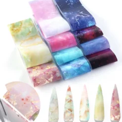 Set Van 50 X Transfer Nail Art Foil - Nagel Folie - Sparkolia - Mix Design Nagelfolie - Voor Op Nagellak / UV LED Gellak / Transfer Gel / Stickers -Poeder and Foundation Winkel 1200x1200 264