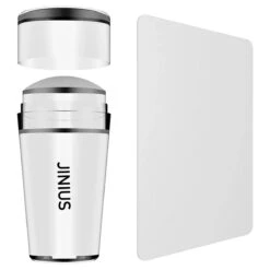 Jinius ® - Nagelstempel - Nagel Stempel - Nailstamp - Nail Stamp - Nagel Kussen - Nagelkussen - Nagelkussentje - Silicone Stempel - French Nails - Doorzichtige Stempel - Enkel -Poeder and Foundation Winkel 1200x1200 278