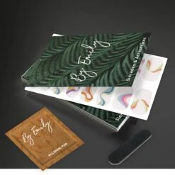 By Emily - Nagel Wrap - The Magic Belongs To Color | 16 Stickers | Nail Wrap | Nail Art | Trendy | Design | Nagellakvrij | Eenvoudig | Nagel Wrap | Nagel Stickers | Folie | Zelfklevend | Sjablonen -Poeder and Foundation Winkel 1200x1200 283