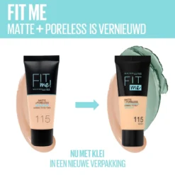 Maybelline Fit Me Matte & Poreless Foundation - 103 Pure Ivo - 30 Ml 14 Maybelline Fit Me Matte & Poreless Foundation - 103 Pure Ivo - 30 Ml -Poeder and Foundation Winkel 1200x1200 300