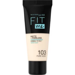 Maybelline Fit Me Matte & Poreless Foundation - 103 Pure Ivo - 30 Ml 19 Maybelline Fit Me Matte & Poreless Foundation - 103 Pure Ivo - 30 Ml -Poeder and Foundation Winkel 1200x1200 303