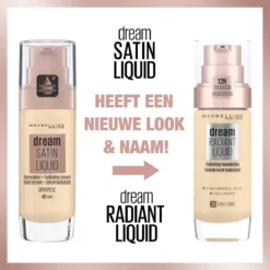 Maybelline Dream Radiant Liquid - 45 Light Honey - Foundation Geschikt Voor De Droge Huid Met Hyaluronzuur - 30 Ml -Poeder and Foundation Winkel 1200x1200 386