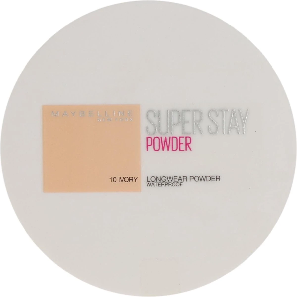 Maybelline New York SuperStay Full Coverage Gezichtspoeder - 10 Ivory 2 Maybelline New York SuperStay Full Coverage Gezichtspoeder - 10 Ivory - Afbeelding 2