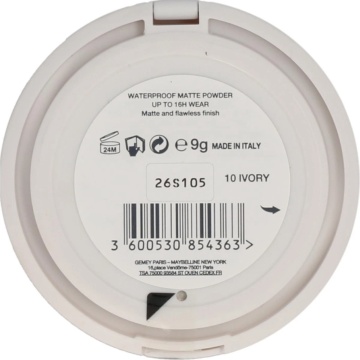 Maybelline New York SuperStay Full Coverage Gezichtspoeder - 10 Ivory 10 Maybelline New York SuperStay Full Coverage Gezichtspoeder - 10 Ivory - Afbeelding 10