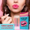Tattoo Lippenstift Multi-color | Lippenstift Wattenstaafje 20 Stuks | Duurzame Long Lasting Waterdichte Vloeibare Non-stick Tattoo Lipstick | Lip Stain