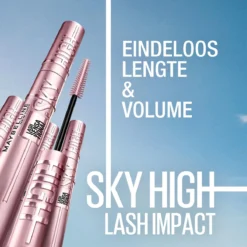 Maybelline Lash Sensational Sky High Waterproof - Zwart - Lengte Mascara - 6 Ml -Poeder and Foundation Winkel 1200x1200 741