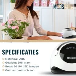 MOOSCARE 120 Watt LED Lamp Voor Gellak Nagels - UV Lamp Gelnagels - Nail Art Nagellamp - Gel Nagellak Nageldroger 10 MOOSCARE 120 Watt LED Lamp Voor Gellak Nagels - UV Lamp Gelnagels - Nail Art Nagellamp - Gel Nagellak Nageldroger -Poeder and Foundation Winkel 1200x1200 75