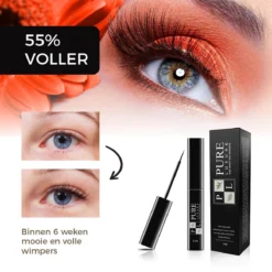 Wimperserum 3ml - Wenkbrauwserum - Langere, Sterkere En Volle Wimpers - 100% Natuurlijk - Wenkbrauw Serum - Eyelash Serum -Poeder and Foundation Winkel 1200x1200 764