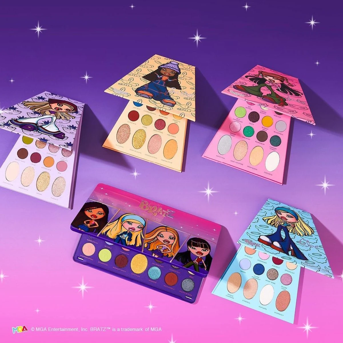 Makeup Revolution X Bratz Limitless Eyeshadow Palette - Oogschaduw Palette 5 Makeup Revolution X Bratz Limitless Eyeshadow Palette - Oogschaduw Palette - Afbeelding 5