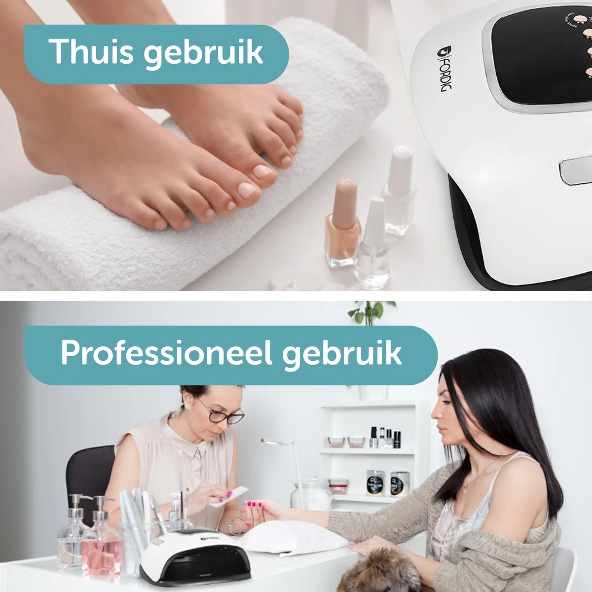 ForDig 220W Professionele Nageldroger Voor Gel Nagels - Nagellak Droger Met UV LED Lamp En Timer Voor Gelnagels - Nageldrogerlamp Met 57 LED Lampjes Voor Nagel Gellak - Geschikt Voor Manicure En Pedicure - Nagellakdroger Hard Gelpolish Builder 4 ForDig 220W Professionele Nageldroger Voor Gel Nagels - Nagellak Droger Met UV LED Lamp En Timer Voor Gelnagels - Nageldrogerlamp Met 57 LED Lampjes Voor Nagel Gellak - Geschikt Voor Manicure En Pedicure - Nagellakdroger Hard Gelpolish Builder - Afbeelding 4