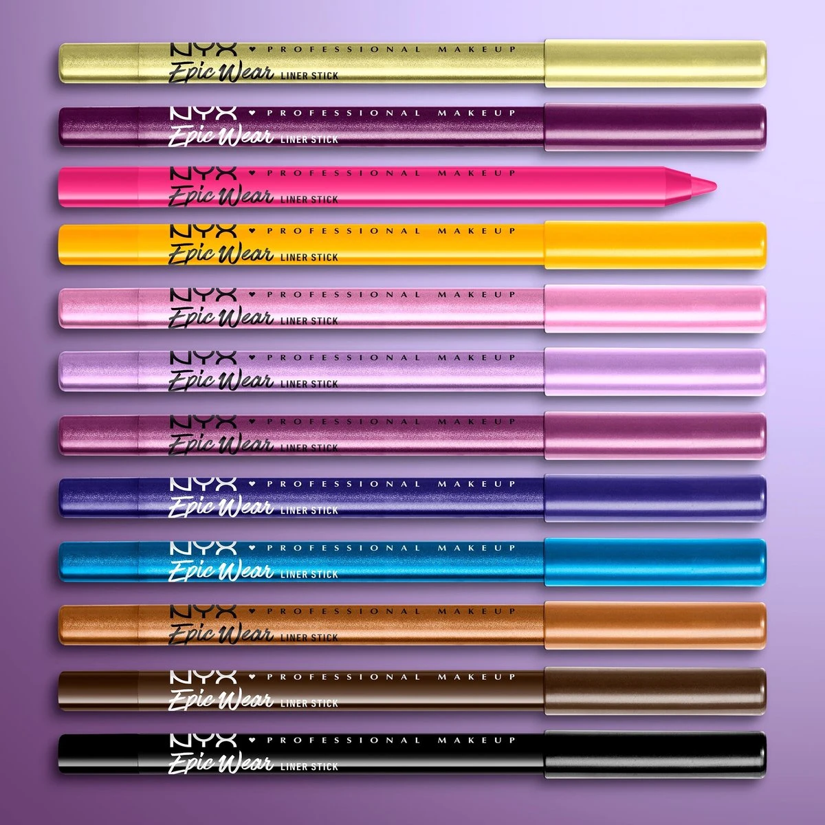 NYX Professional Makeup Epic Wear Liner Sticks - EWLS08 Pitch Black - Oogpotlood 3 NYX Professional Makeup Epic Wear Liner Sticks - EWLS08 Pitch Black - Oogpotlood - Afbeelding 3