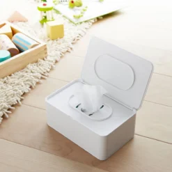 Yamazaki Bakje Voor Vochtige Doekjes - Wit - Met Deksel -Poeder and Foundation Winkel 1200x1200 987