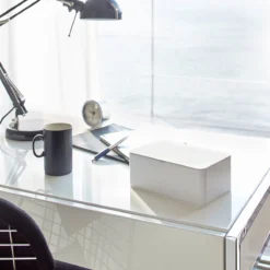 Yamazaki Bakje Voor Vochtige Doekjes - Wit - Met Deksel -Poeder and Foundation Winkel 1200x1200 988