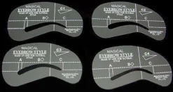 4 Stuks Wenkbrauw Mal - Template - Makeup - Sjabloon - Wenkbrauwpotlood -Poeder and Foundation Winkel 1200x639