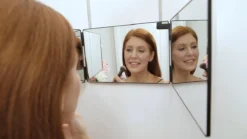 Merkloos Multi Mirror - Make-up Spiegel - Thuis Kapper Spiegel - Self Cut Spiegel - 360 - Hangend -Poeder and Foundation Winkel 1200x675 4