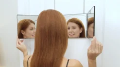 Merkloos Multi Mirror - Make-up Spiegel - Thuis Kapper Spiegel - Self Cut Spiegel - 360 - Hangend -Poeder and Foundation Winkel 1200x675 5