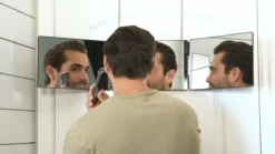 Merkloos Multi Mirror - Make-up Spiegel - Thuis Kapper Spiegel - Self Cut Spiegel - 360 - Hangend -Poeder and Foundation Winkel 1200x675 7