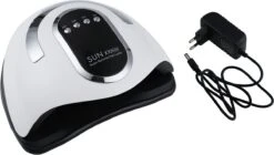 2022 Nageldroger - 280W/66 LEDs - Nagellamp - Nieuw Nageldroger - Wit/Zwart - Manicure/Pedicure Handen En Voeten - Gellak - Gelnagels - Acrylnagels - Top Coat - Matte Top Coat - Led Nagellamp - Uv Nagellamp - Nagels - Nagellak Droger - Tafellamp -Poeder and Foundation Winkel 1200x681