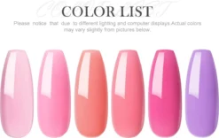 Polygel- 6 KLEUREN SET - 15 ML - Polygel Kit - Polygel Nagels - Polygel Kleuren -Poeder and Foundation Winkel 1200x756