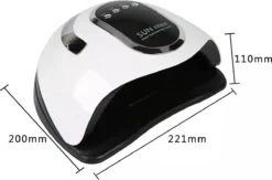 280 Watt UV LED Lamp Nagels - 66 Leds - SUN X10 MAX - Nagel UV Lamp - Gellak Lamp - Nagellamp - Nagellamp Led - Nagellamp Voor Gel Nagellak - Nagellamp Led Uv - Nagellamp Uv - Nagellamp Gelnagels - Gellak - Nageldroger -Poeder and Foundation Winkel 1200x791