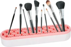 Make Up Organizer - Melon - Make Up Holder - Kwasten Organizer - Make Up Houder - Nagellak/Lipstick Organizer - Lippenstift Houder - Siliconen