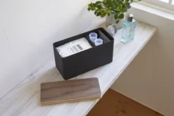 Yamazaki Opbergbox Make Up - Sanitair - Zwart -Poeder and Foundation Winkel 1200x800 31