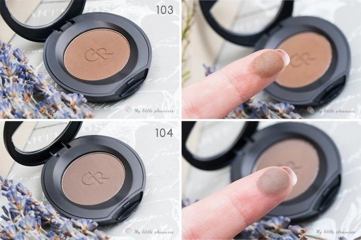Golden Rose Eyebrow Powder 104 - Wenkbrauwen Poeder Sterk Gepigmenteerd 2 Golden Rose Eyebrow Powder 104 - Wenkbrauwen Poeder Sterk Gepigmenteerd - Afbeelding 2
