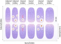 GUAPÀ® Nagelstickers & Nail Wraps - Nail Art - Nagel Folie - Glitter Stickers - Nagelstickers Bloem - Nagellak Stickers - 22 Nail Art Stickervellen -Poeder and Foundation Winkel 1200x859