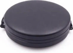 UNIQ Drievoudige Compacte Reisspiegel Met LED (vergroting 5x En 10x) - Make Up Spiegel Met Verlichting - Zwart -Poeder and Foundation Winkel 1200x869 2