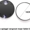 Vergrootspiegel - Vergroot Spiegel - Spiegeltje - Vergroot 5x - Met Zuignappen - Make-up Spiegel - Vergrotende Spiegel