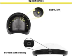 Gellak Starterspakket - Gellak - Gelnagel Kit - UV Lamp 36W - LED - Manicure Set - 12 Kleuren Gel Polish - Nail Art - Nagellamp - Nagelboor - Nageldroger - Nagellak -Poeder and Foundation Winkel 1200x937