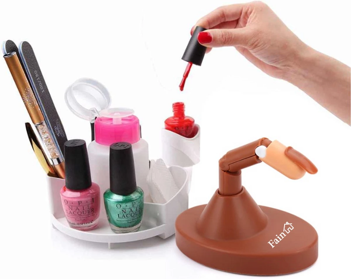 Oefenhand Voor Nagels – Nail Trainer Vinger – All-in-1 Set – Incl. 80 Kunstnagels – Nail Art – Nagel Set – Nail Trainer Hand 11 Oefenhand Voor Nagels – Nail Trainer Vinger – All-in-1 Set – Incl. 80 Kunstnagels – Nail Art – Nagel Set – Nail Trainer Hand - Afbeelding 11