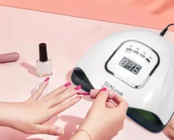 Merkloos Daniqqi - 80 Watt UV LED Lamp Nagels - 45 Leds Nagellamp - Wit -Poeder and Foundation Winkel 1200x960 1