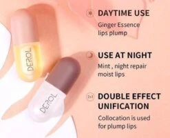 2 Stuks DAG En Nacht Lip Plumpers | Natuurlijke Lip Plumpers | 50% Vollere Lippen In 2 Min | Lip Filler | Lipgloss | Lip Maximizer | Cadeautip | In Een Schattige Cadeauverpakking! -Poeder and Foundation Winkel 1200x972