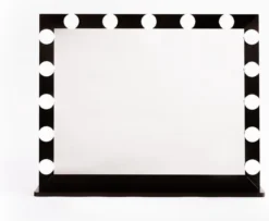 Make Up Spiegel Met Verlichting | Vivo | Hollywood Spiegel | Zwart | Touch | 3 Standen | 70x54 -Poeder and Foundation Winkel 1200x985 4