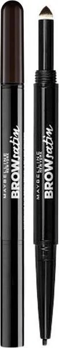 Maybelline Brow Satin Wenkbrauwpotlood - 05 Black Brown 6 Maybelline Brow Satin Wenkbrauwpotlood - 05 Black Brown - Afbeelding 6
