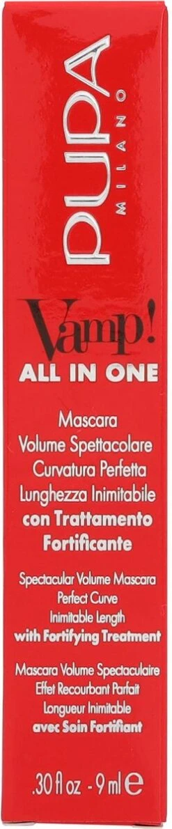 Pupa Milano Vamp! All In One Mascara - 101 Extra Black -Poeder and Foundation Winkel 249x1200 1