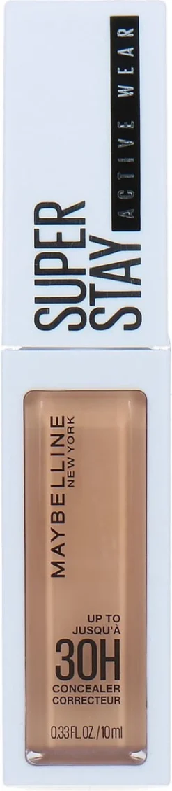 Maybelline SuperStay 30H Active Wear Concealer - 30 Honey -Poeder and Foundation Winkel 262x1200