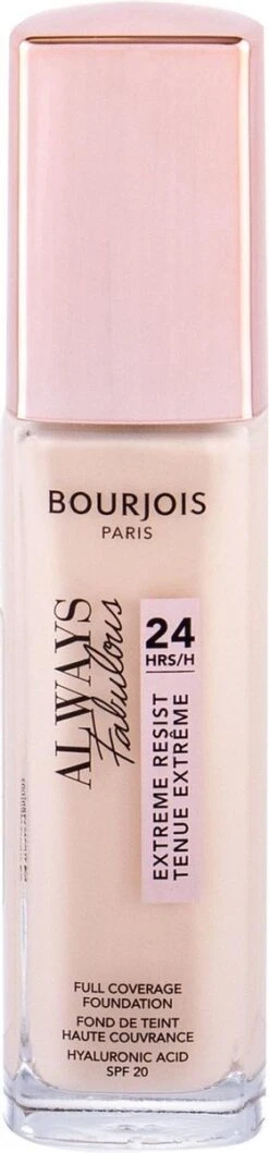 Bourjois Always Fabulous Foundation - 120 Light Ivory -Poeder and Foundation Winkel 280x1200 1