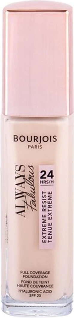 Bourjois Always Fabulous Foundation - 120 Light Ivory -Poeder and Foundation Winkel 280x1200 2