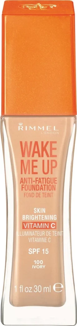Rimmel London Rimmel - Wake Me Up Foundation With Vitamine C - Ivory -Poeder and Foundation Winkel 283x1200 3