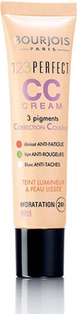 Bourjois 123 Perfect CC Cream - 033 Beige Rosé -Poeder and Foundation Winkel 294x1200 3