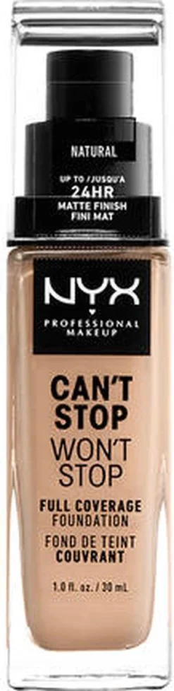 NYX Professional Makeup - Can't Stop Won't Stop Foundation - Natural -Poeder and Foundation Winkel 303x1200 2