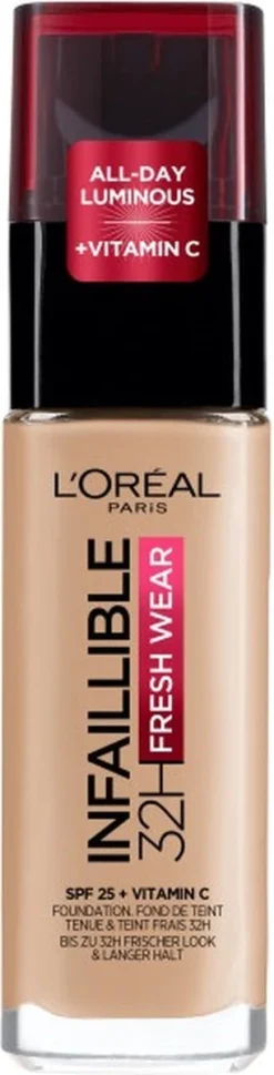 L’Oréal Paris Infallible 24H Fresh Wear Foundation - 125 Natural Rose -Poeder and Foundation Winkel 306x1200 1