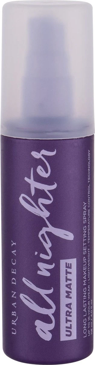 Urban Decay All Nighter Ultra Matte Long Lasting Makeup Setting Spray - 118 Ml 2 Urban Decay All Nighter Ultra Matte Long Lasting Makeup Setting Spray - 118 Ml - Afbeelding 2
