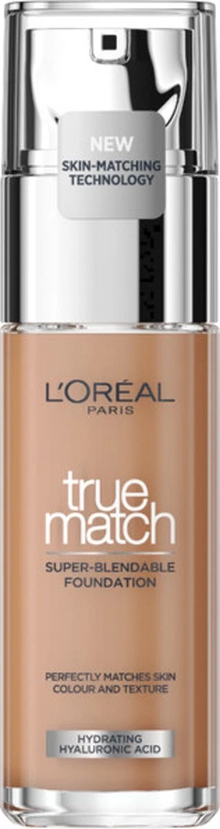 L’Oréal Paris - True Match Foundation - 7.5D/W - Natuurlijk Dekkende Foundation Met Hyaluronzuur En SPF 16 - 30 Ml 1 L’Oréal Paris - True Match Foundation - 7.5D/W - Natuurlijk Dekkende Foundation Met Hyaluronzuur En SPF 16 - 30 Ml