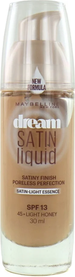Maybelline Dream Radiant Liquid - 45 Light Honey - Foundation Geschikt Voor De Droge Huid Met Hyaluronzuur - 30 Ml -Poeder and Foundation Winkel 325x1200