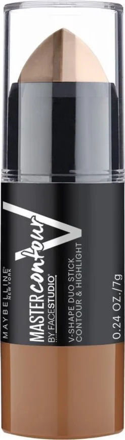 Maybelline Master Contour V-Shape Duo Stick - Light - Contouring 24 Maybelline Master Contour V-Shape Duo Stick - Light - Contouring -Poeder and Foundation Winkel 342x1200